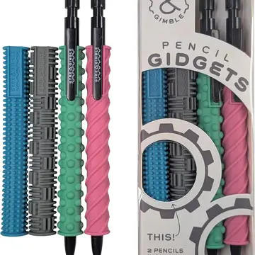 Gidgets | Mechanical Pencil Gidgets 4 Sleeves & 2 Pencils | Lagoon - 1