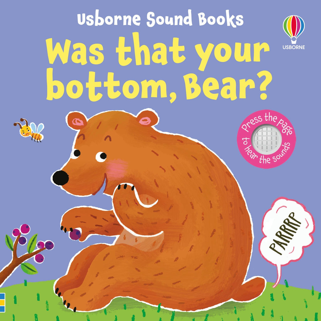 Was That Your Bottom, Bear? Board Book With Sound