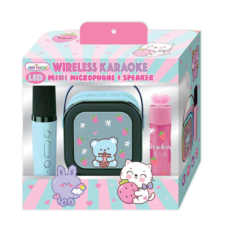 LED Wireless Karaoke Mini Microphone & Speaker - Critters