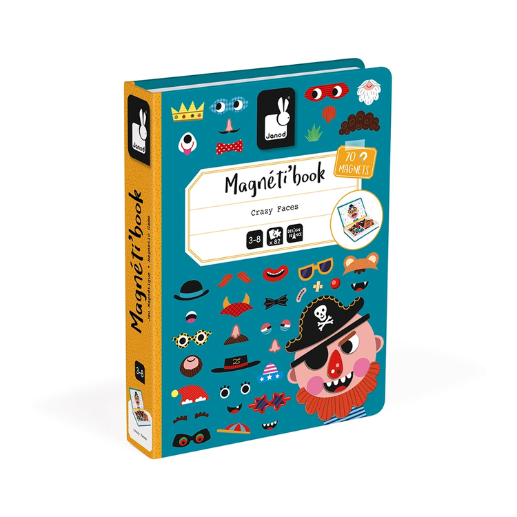 Magneti' Book | Boy's Crazy Faces J02716