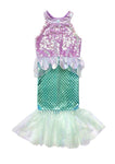 Gown | Misty Mermaid Dress Lilac/Blue 3-4 - 2