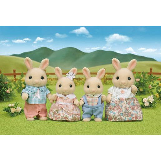 Calico Critter Milk Rabbit Family CC2075