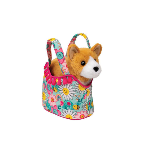 Sassy Sak | Sunny Smiles w/Corgi Dog Plush 2+ - 1