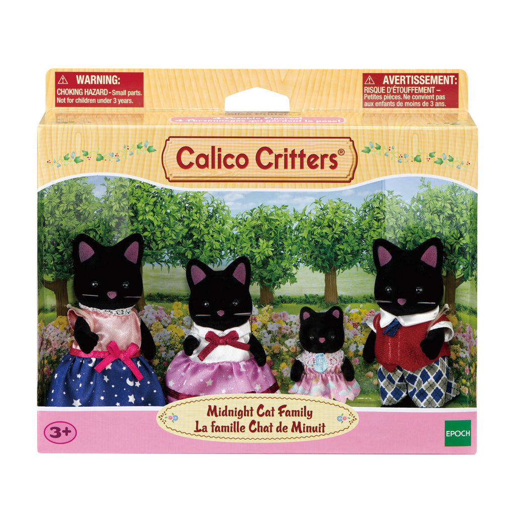 Calico Critters | Midnight Cat Family 3+ - 1
