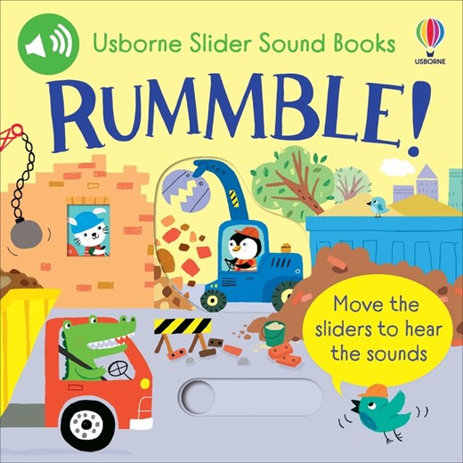 Slider Sound Books | Rumble Board Book for Ages 2+
