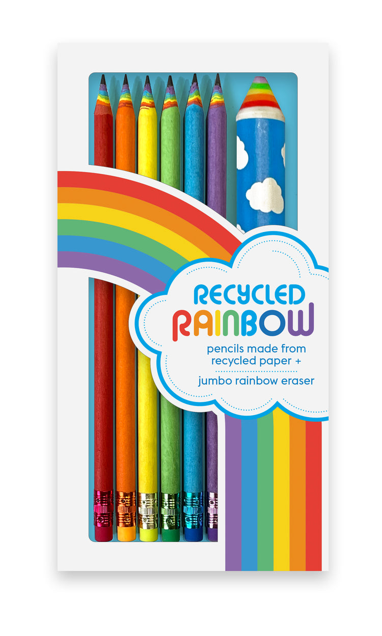 Recycled Rainbow Pencil & Eraser Set Spbs021 - 6