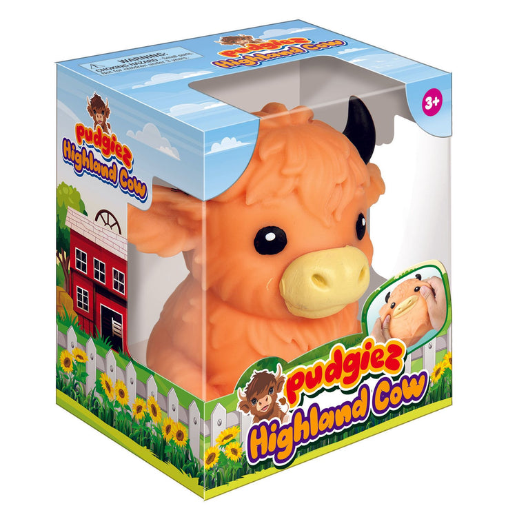PUDGIEZ HIGHLAND COW - CR Toys