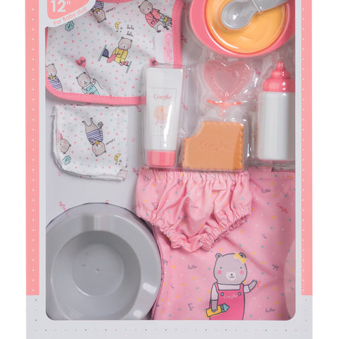 Pink Large Accessories Set For Baby Dolls For Ages 2+