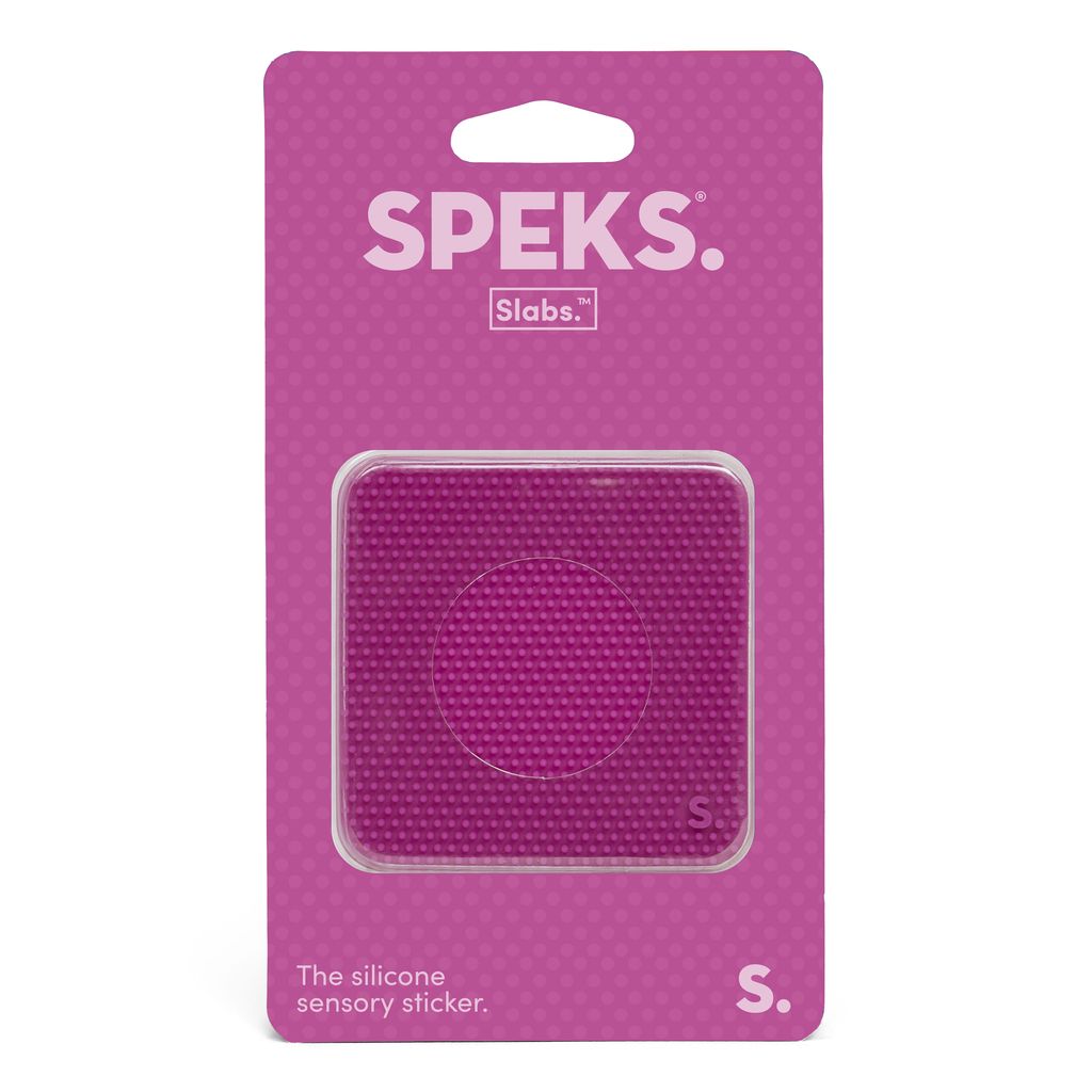 Slabs Silicone Sensory Sticker | Static Purple - 1