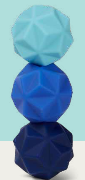 Odds Silicone Fidget Magnets | Blue - 6