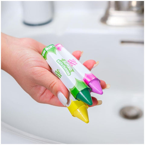 Tub Works | Smooth Jumbo Bath Crayons | 7 Bright Colors | 3+ - 1