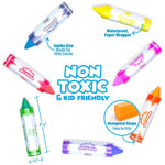 Tub Works | Smooth Jumbo Bath Crayons | 7 Bright Colors | 3+ - 5