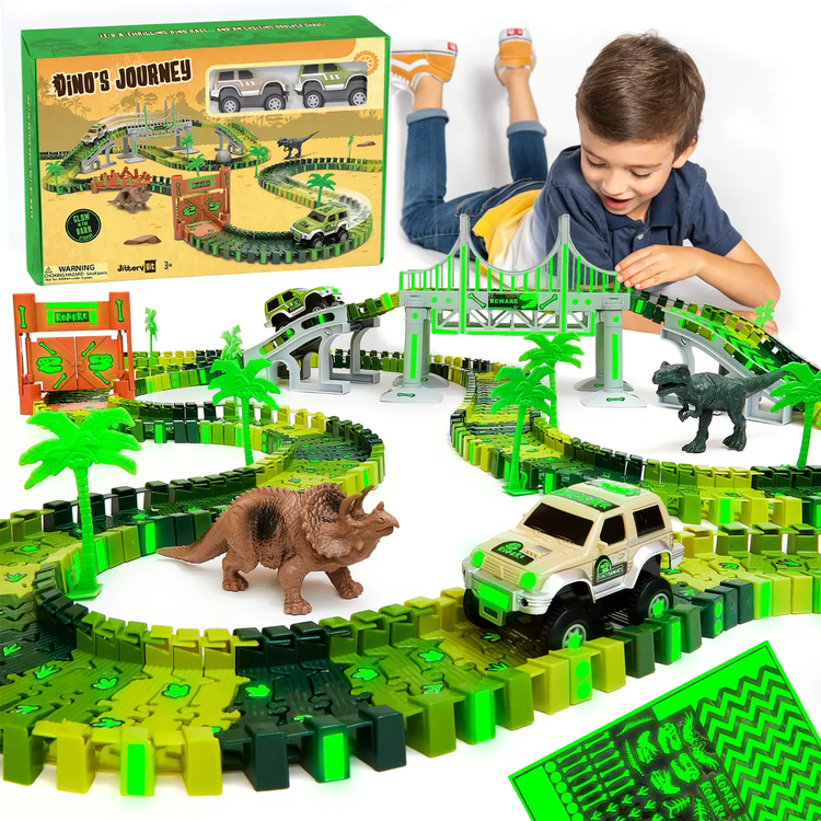 Dinosaur Race Car Track | 3+ - 1