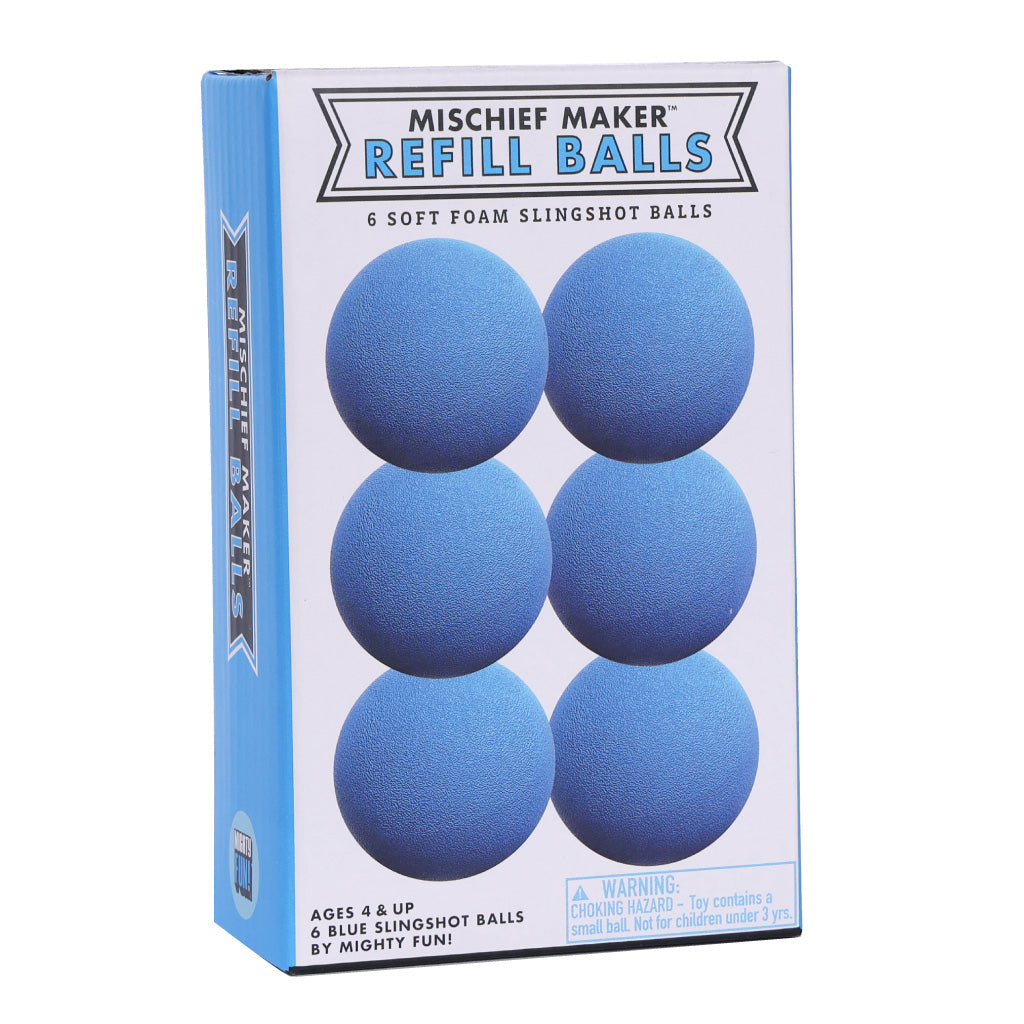 Mischief Maker Slingshot Ball Refill | Blue 4+ - 6