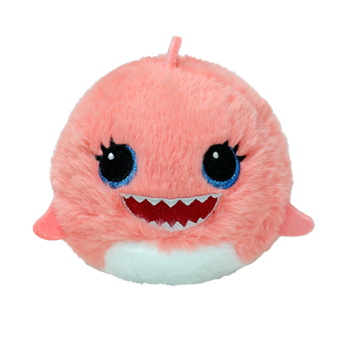 Ty Beanie Bellies Ball | Reef Pink Shark - 1