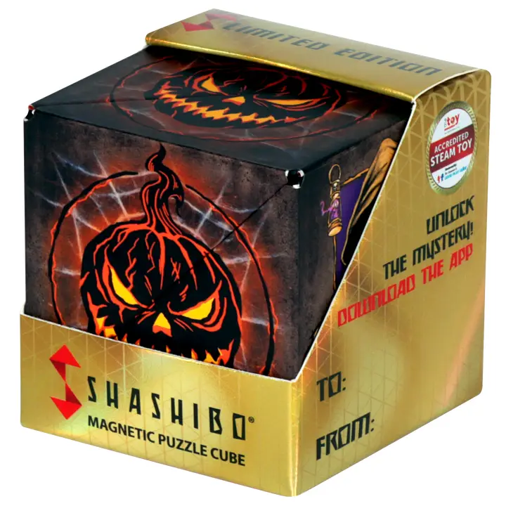 Shashibo Limited Season Spooky Series-Jack O'Lantern