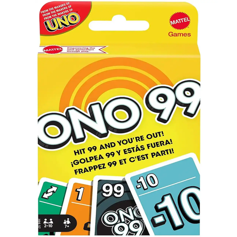 Ono 99 | The Best Fast-Paced Easy & Fun Card Game | 7+ - CR Toys