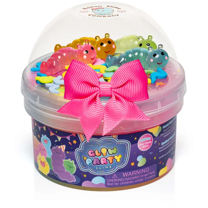 Kawaii Slime | Glow Party Glossy Sour Candy Scented Slime - 1
