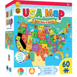 Puzzle | Explorers | USA Map | 60 Piece Kids Jigsaw - CR Toys