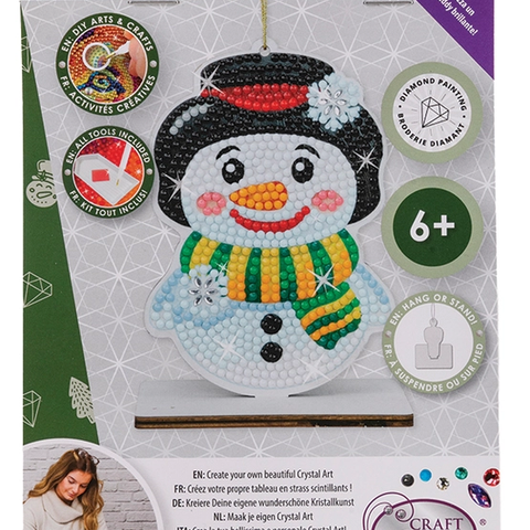 Crystal Buddies | Christmas Ornament | Snowman 6+ - 1