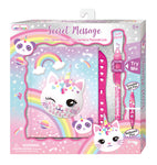 Secret Message Journal Set Caticorn For Ages 5+