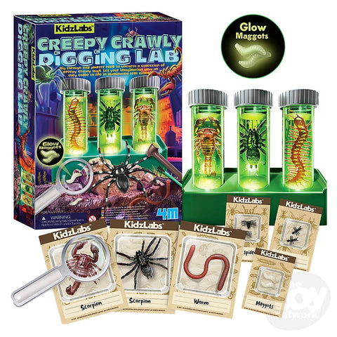 Kidzlabs | Creepy Crawley Digging Lab 5+ - CR Toys