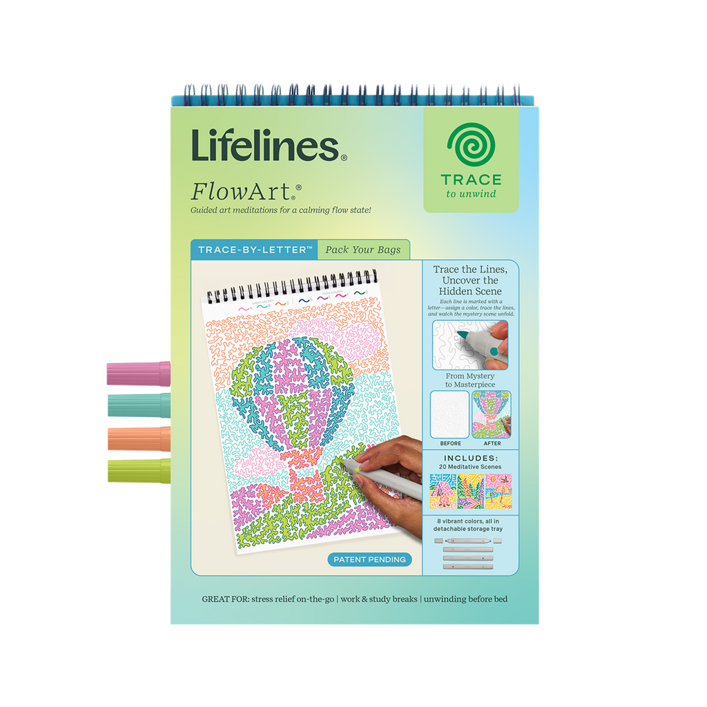 Lifelines | FlowArt |  Trace-By-Letter, Pack Your Bags - CR Toys