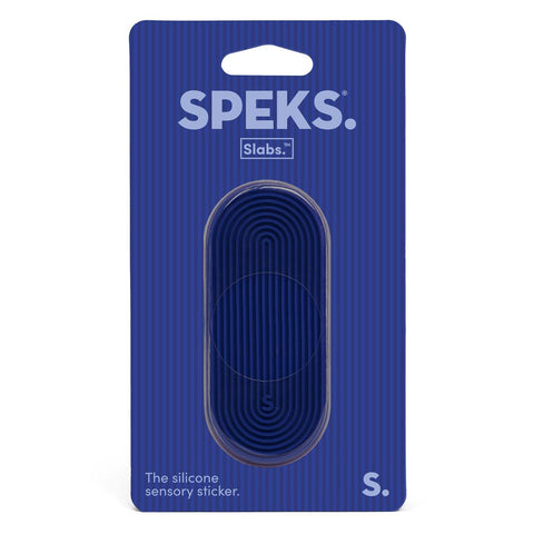 Slabs Silicone Sensory Sticker | Grooves Blue - 1