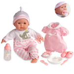 Berengue 15" Baby Doll | Pink Elephant Outfit Ages 2+