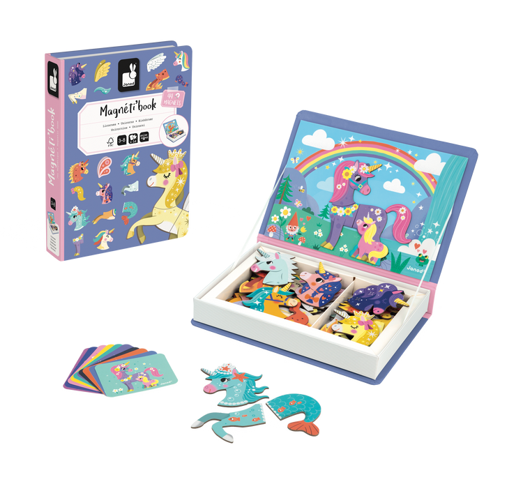 Magneti'Book - Magnetic Fun Unicorns Playset For Ages 3+