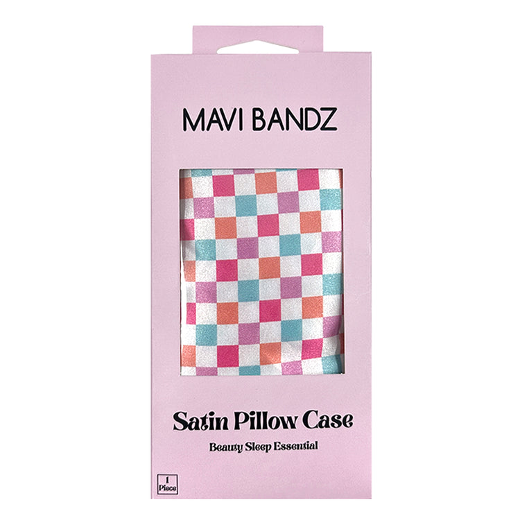 Satin Pillow Case | Check Standard Size