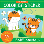 My First Color By Sticker Book | Baby Animals - CR Toys