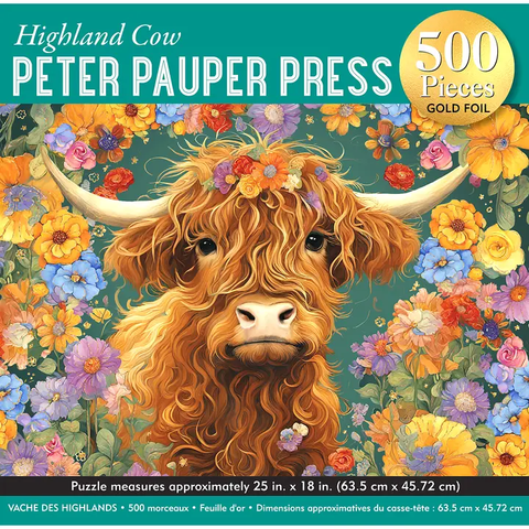 Highland Cow | 500-Piece Jigsaw Puzzle - 1