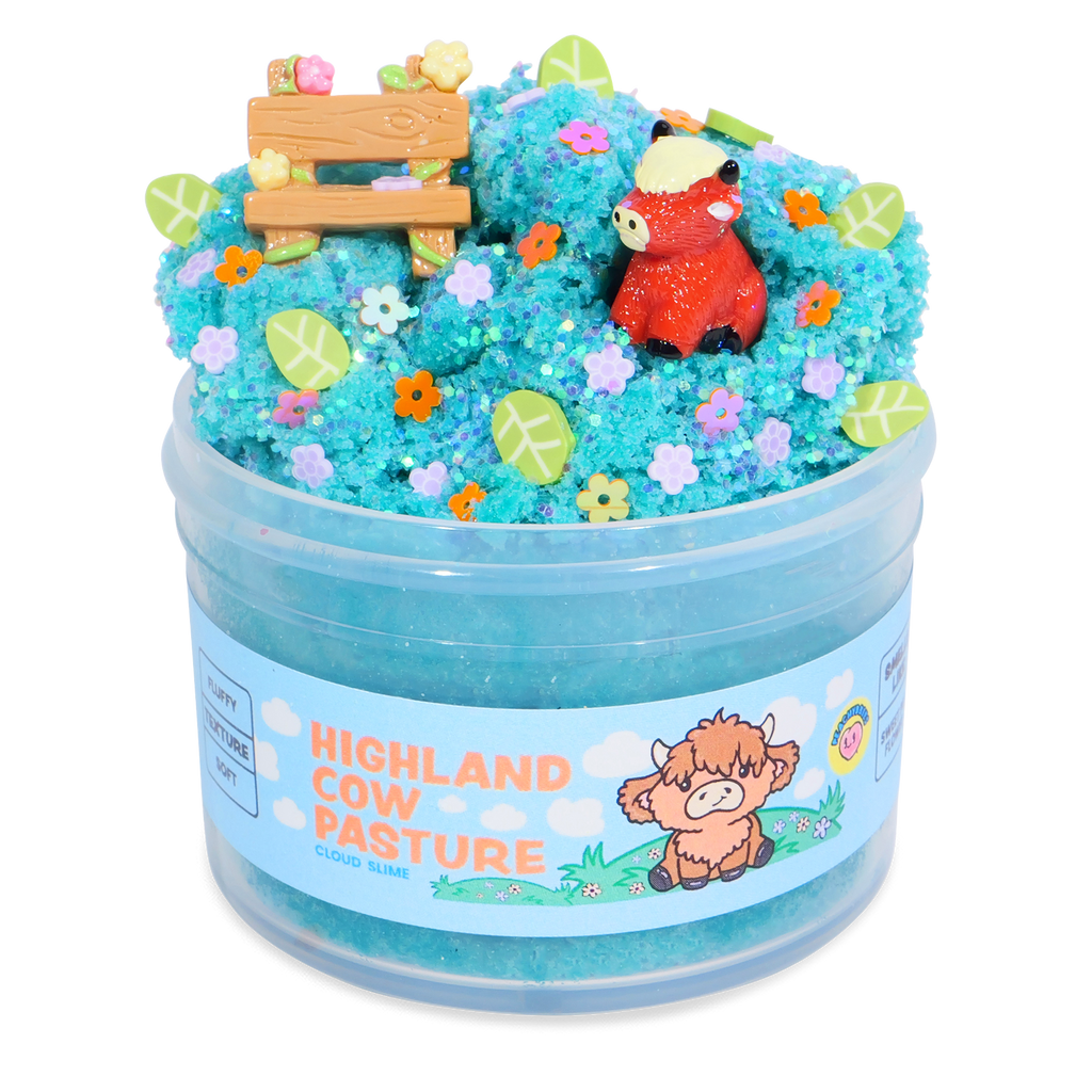 Peachybbies | Highland Cow Pasture Cloud Slime