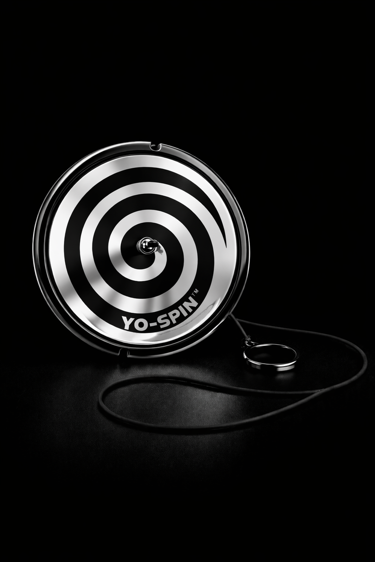 Yo-Spin The Yo-Yo Spinner Metallic Black Chrome 8+ - 2
