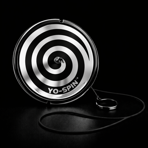 Yo-Spin The Yo-Yo Spinner Metallic Black 8+ - CR Toys