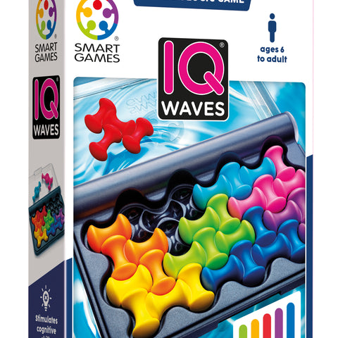 IQ Waves Mind Puzzle-Game With 120 Challenges Ages 6+