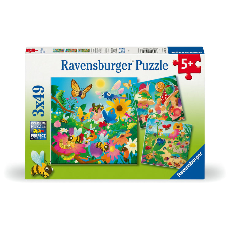 Puzzle | Bugs, Bugs, Bugs | 3x49 Pc - CR Toys