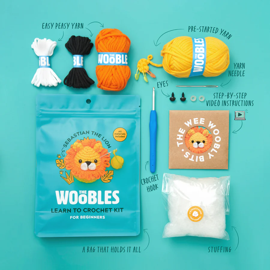 Wobbles Crocket Kit | Sebastian the Lion
