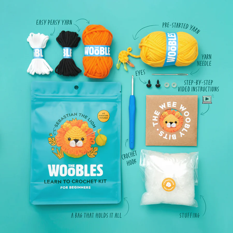Wobbles Crocket Kit | Sebastian the Lion