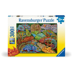 Puzzle | Riveting Reptiles | 300 Pc XXL - CR Toys