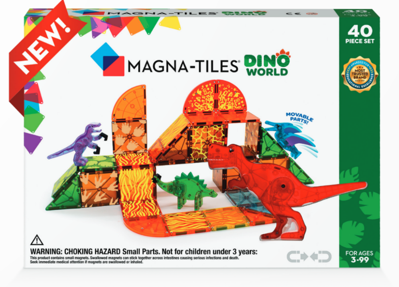 Magna-Tiles | Dino World 40 Pc - 1