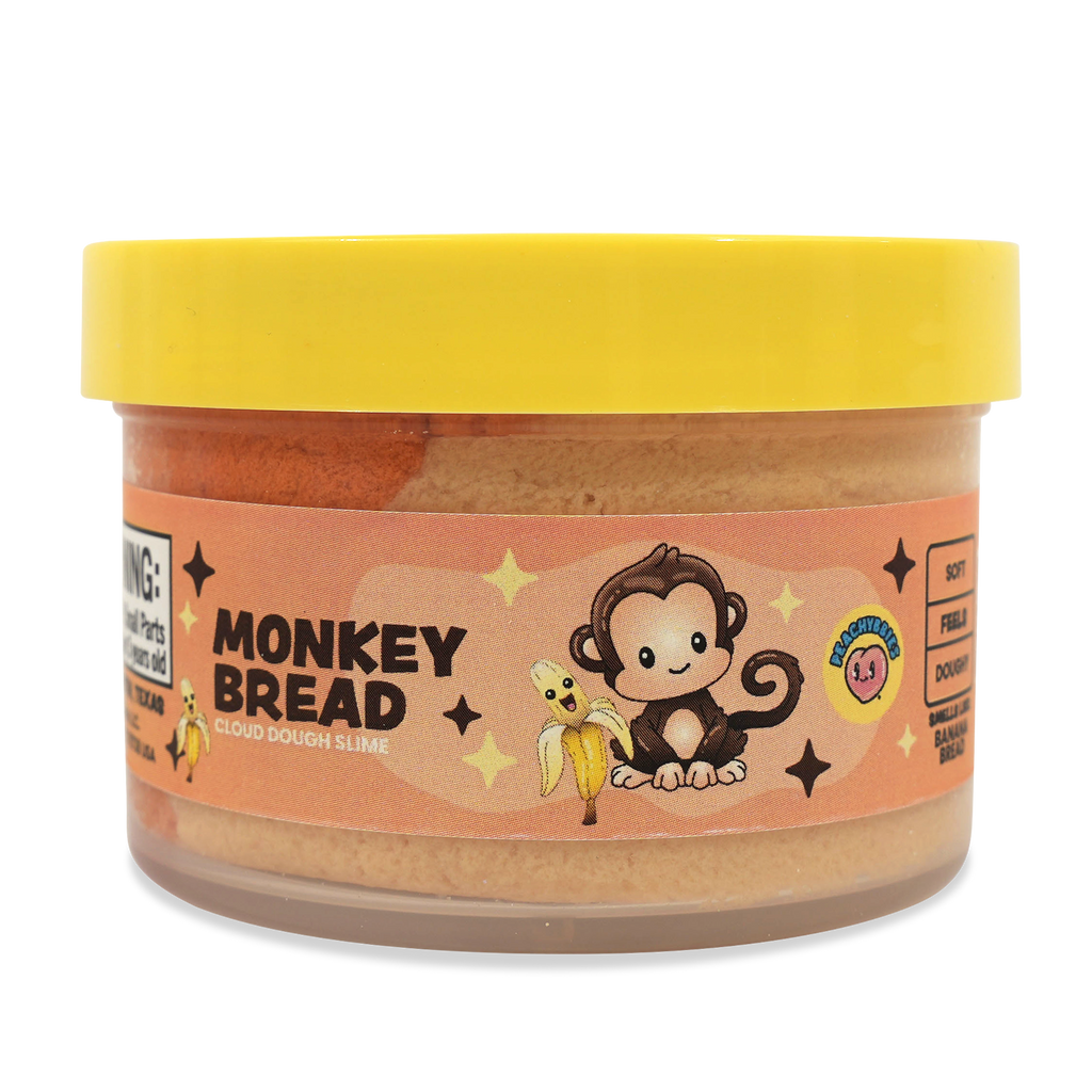 Peachybbies Slime | Monkey Bread Cloud Dough Slime - 4