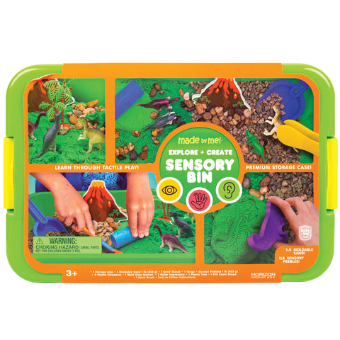 Dinosaur Exploration Sensory Bin 3+