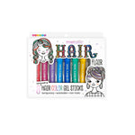 Hair Flair Matallic Set Of 8 Gel Sticks For Ages 5+