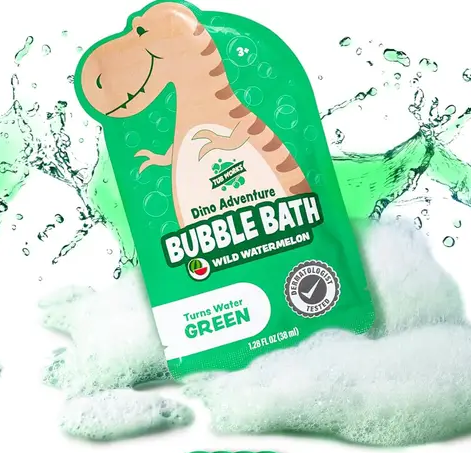 Tub Works | Magical Kids Bubble Bath | Green, Blue or Orange Bath Colors | Single Pack | 3+ - 1