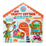 Bright Stripes Sew Crafty Cottage All-In-One Sewing Box for ages 8 and up