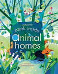 Peek Inside Animals Homes Usborne Book - CR Toys