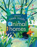 Peek Inside Animals Homes Usborne Book - CR Toys