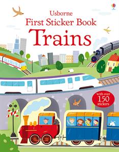 First Sticker Book Trains Ages 4+ - CR Toys